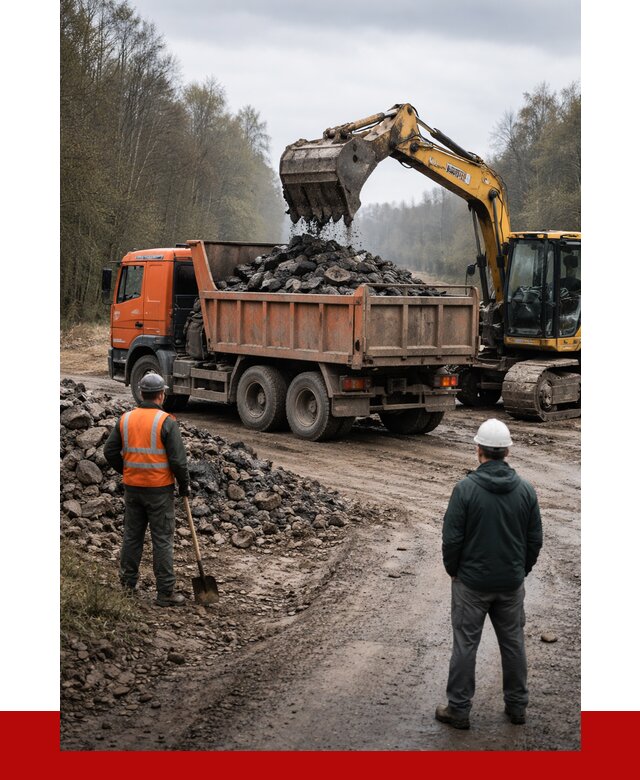 Вывоз асфальта в Рославле от 4624 р. самосвалом ПРОНЕРУДРлв