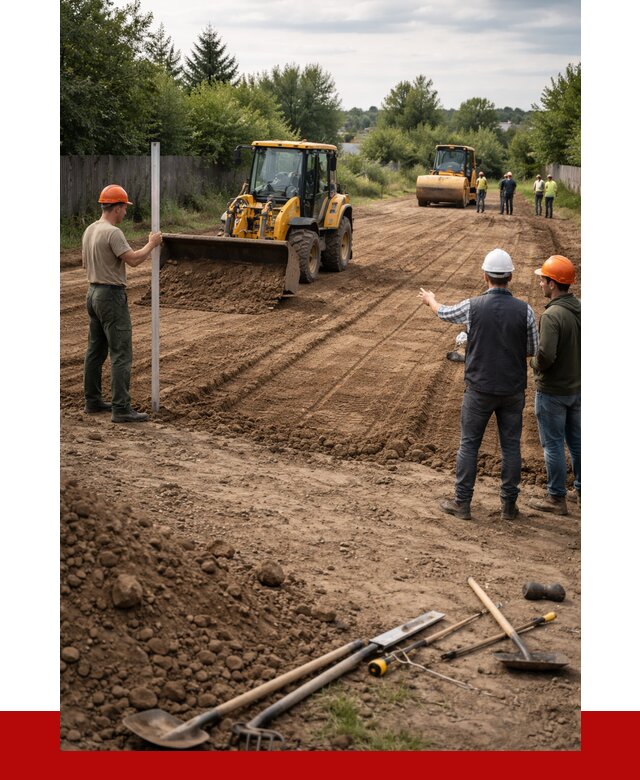 Планировка участка грунтом в Рославле от 4624 р ПРОНЕРУДРлв