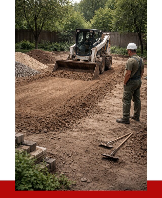 Выравнивание участка под ключ в Рославле от 3597 р. | ПРОНЕРУДРлв